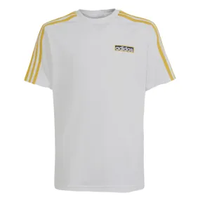 Adidas Originals short sleeve t-shirt for boys Adibreak IN2121 white-gold yellow