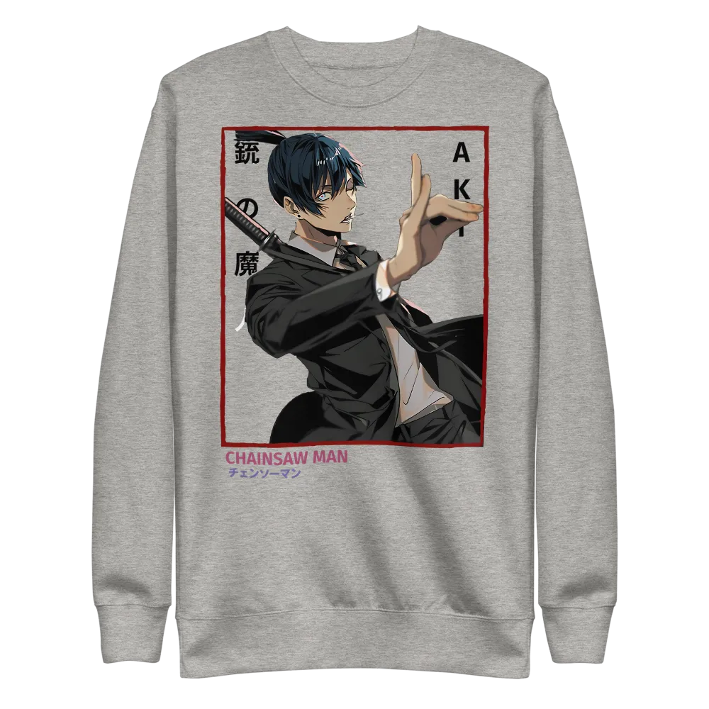 Aki Crewneck Sweatshirt Chainsaw Man