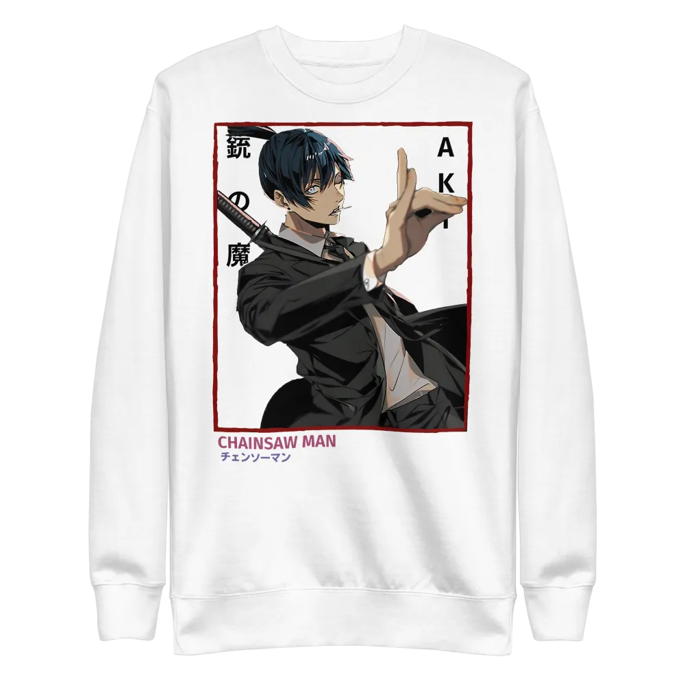 Aki Crewneck Sweatshirt Chainsaw Man