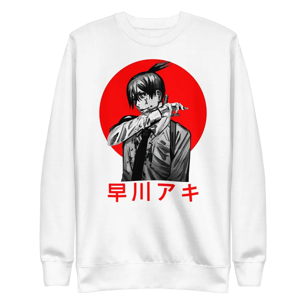 Aki Crewneck Sweatshirt Chainsaw Man