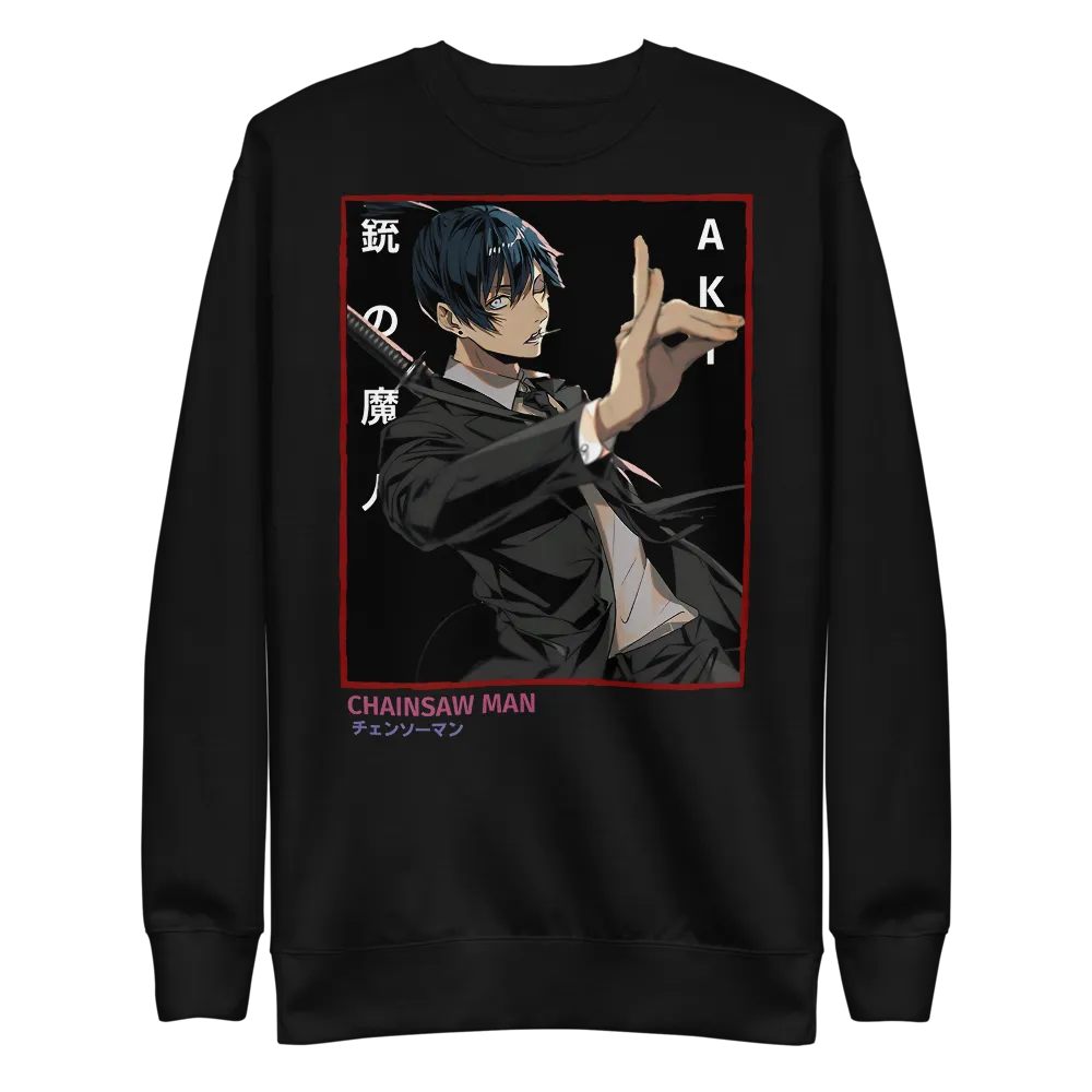 Aki Crewneck Sweatshirt Chainsaw Man