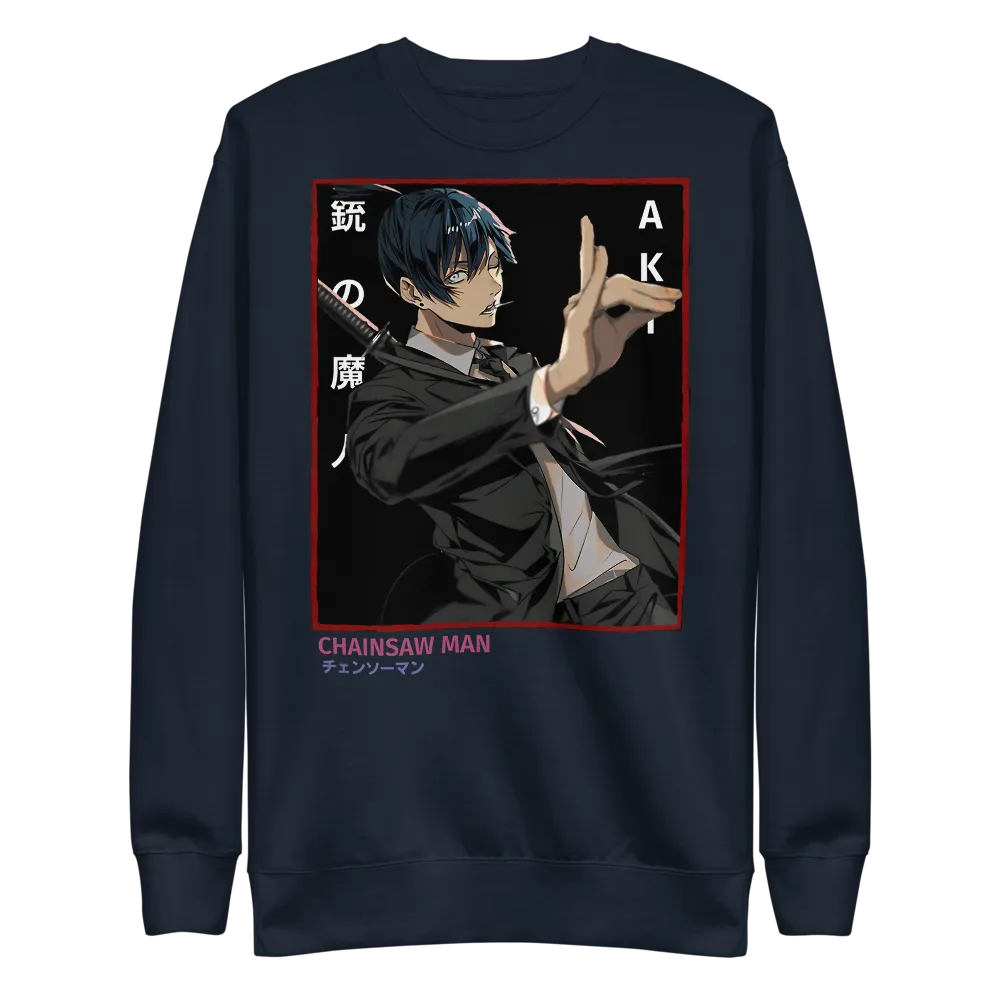 Aki Crewneck Sweatshirt Chainsaw Man