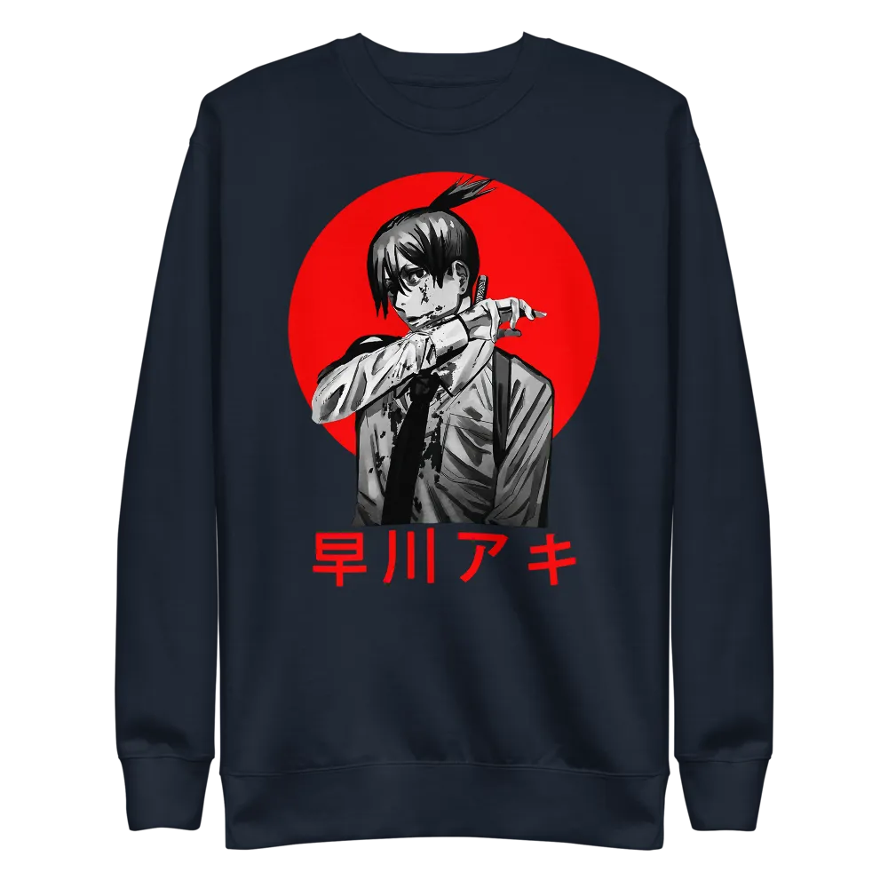 Aki Crewneck Sweatshirt Chainsaw Man