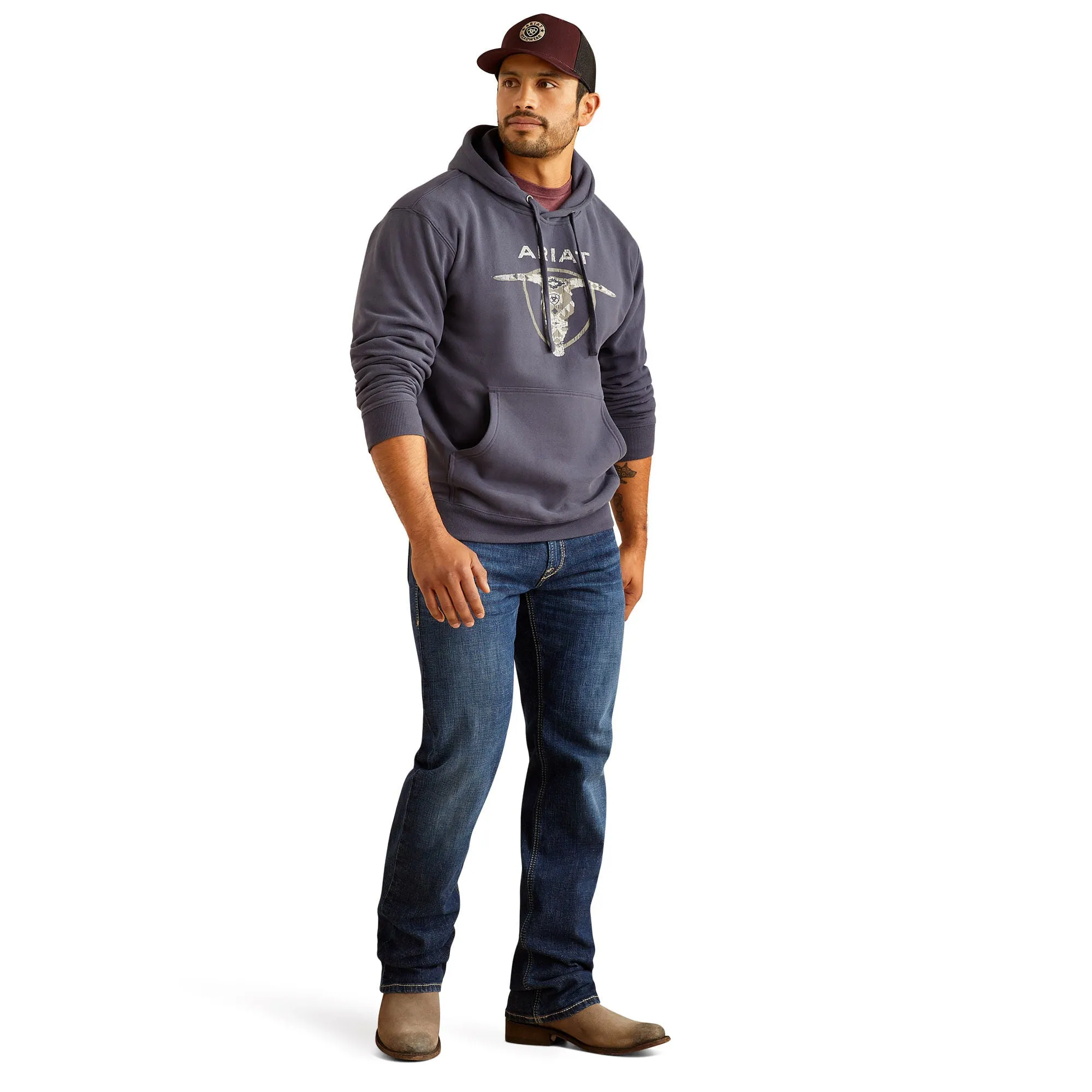 Ariat Mens Southwest Longhorn Hoodie