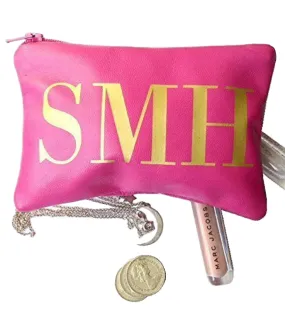 Austin Monogram Leather Change Purse