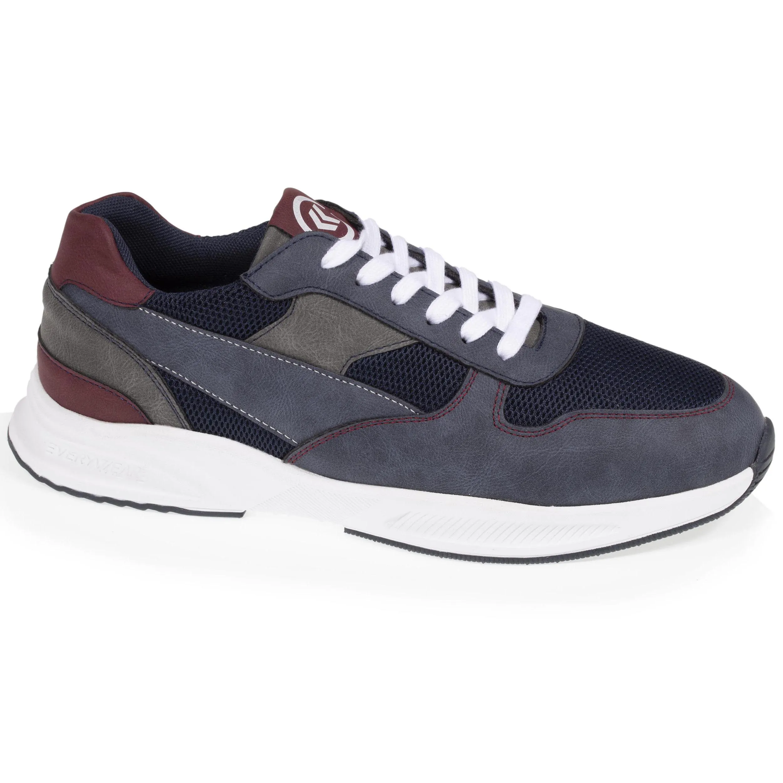 Baskets Confort Homme Semelle Sport Bleu