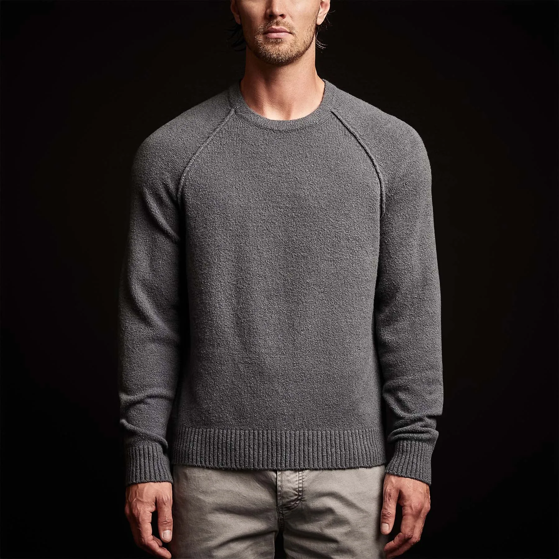 Bayshore Cashmere Blend Sweater - Flint