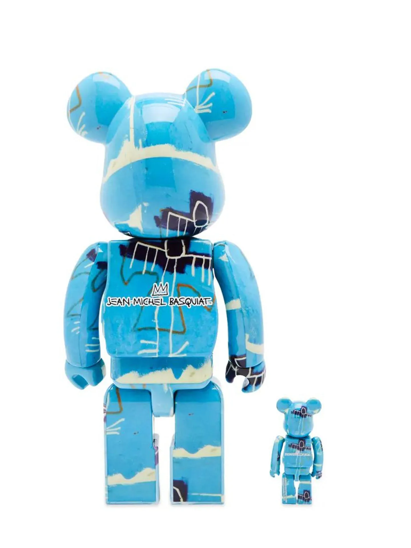 BE@RBRICK 400% und 100% - Jean-Michel Basquiat V9