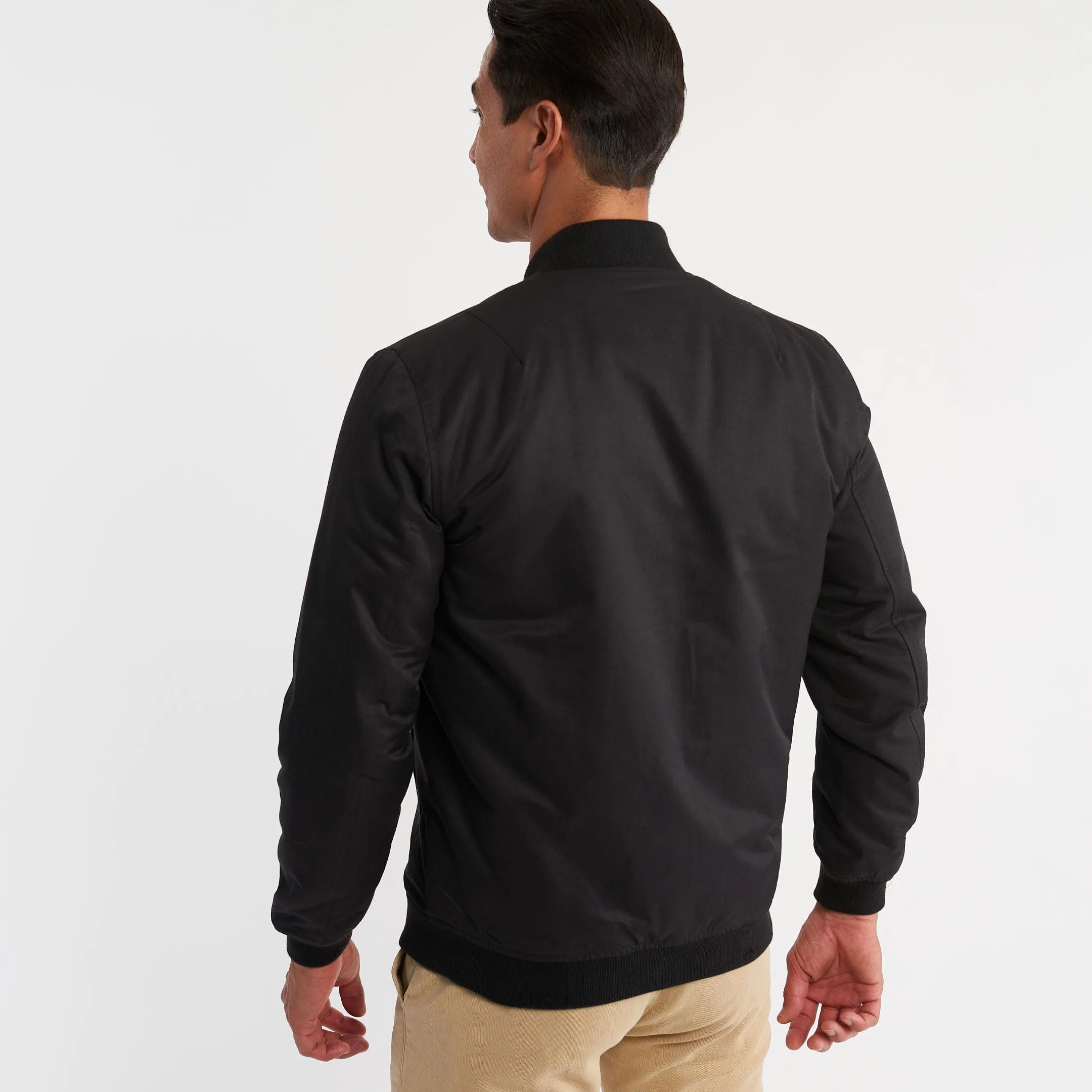 Black Bomber Jacket