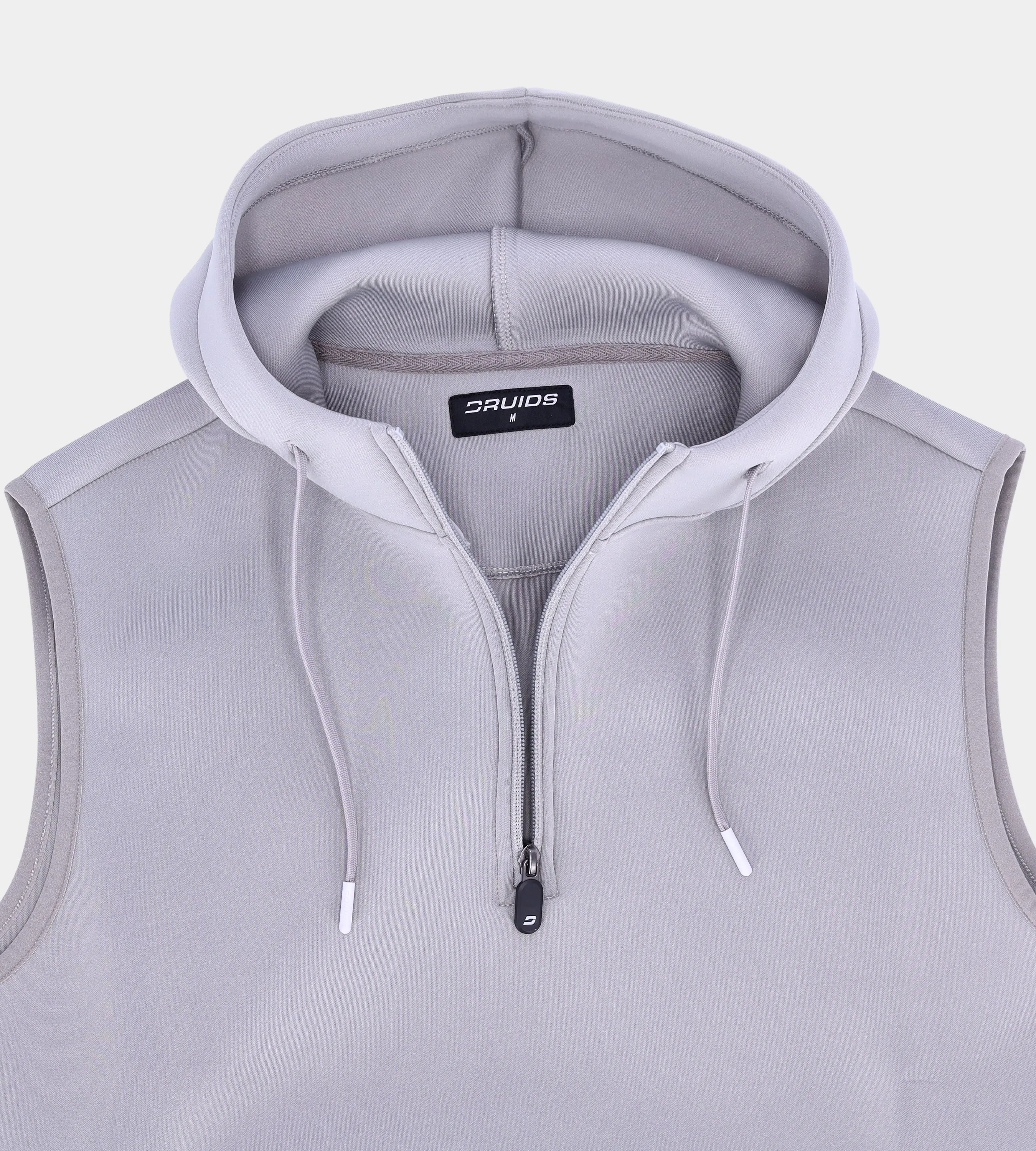 BLAZE SLEEVELESS HOODIE - GREY