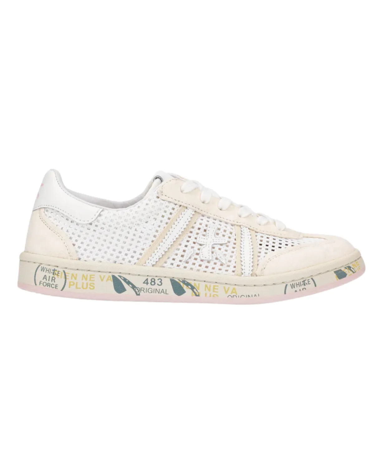 Bonnie Sneaker 6772 (Cream/White Mesh)