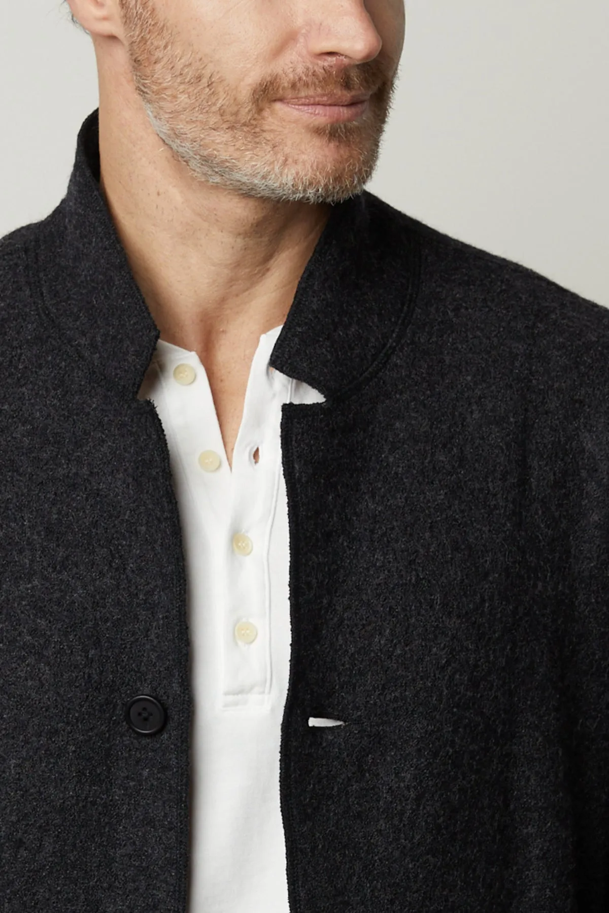 BOWEN BOILED WOOL BLEND JACKET