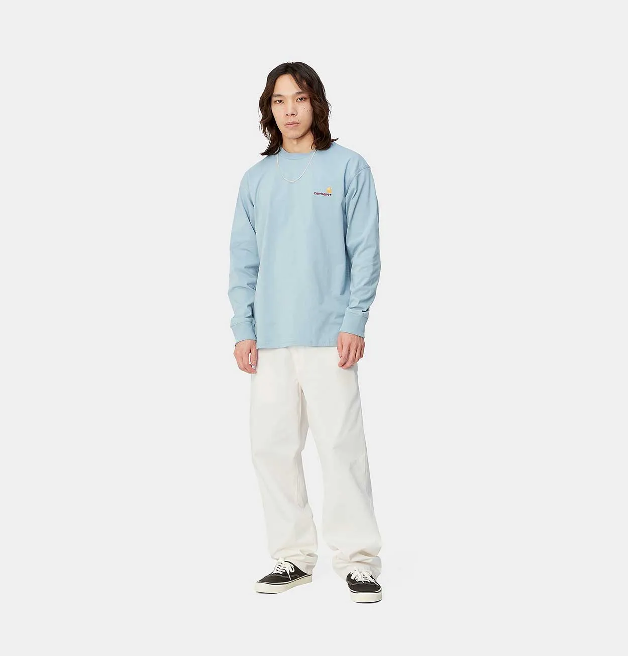 Carhartt WIP Single Knee Pant in Off-White