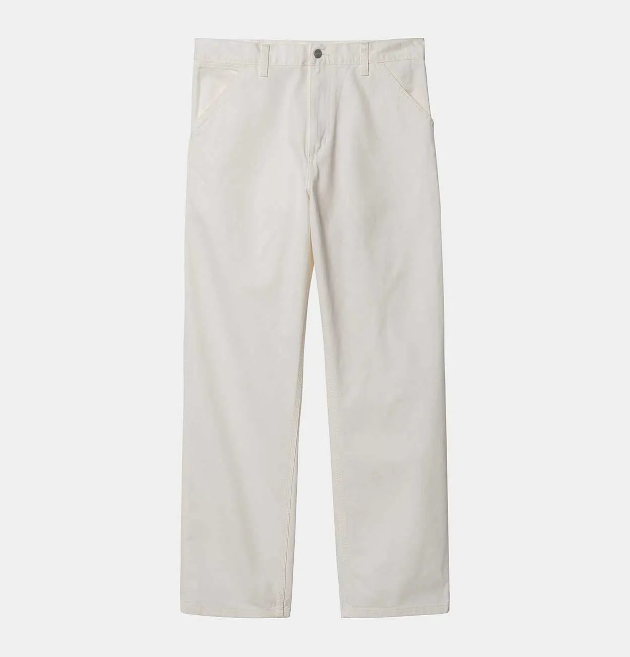 Carhartt WIP Single Knee Pant in Off-White