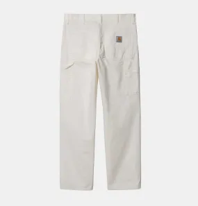 Carhartt WIP Single Knee Pant in Off-White