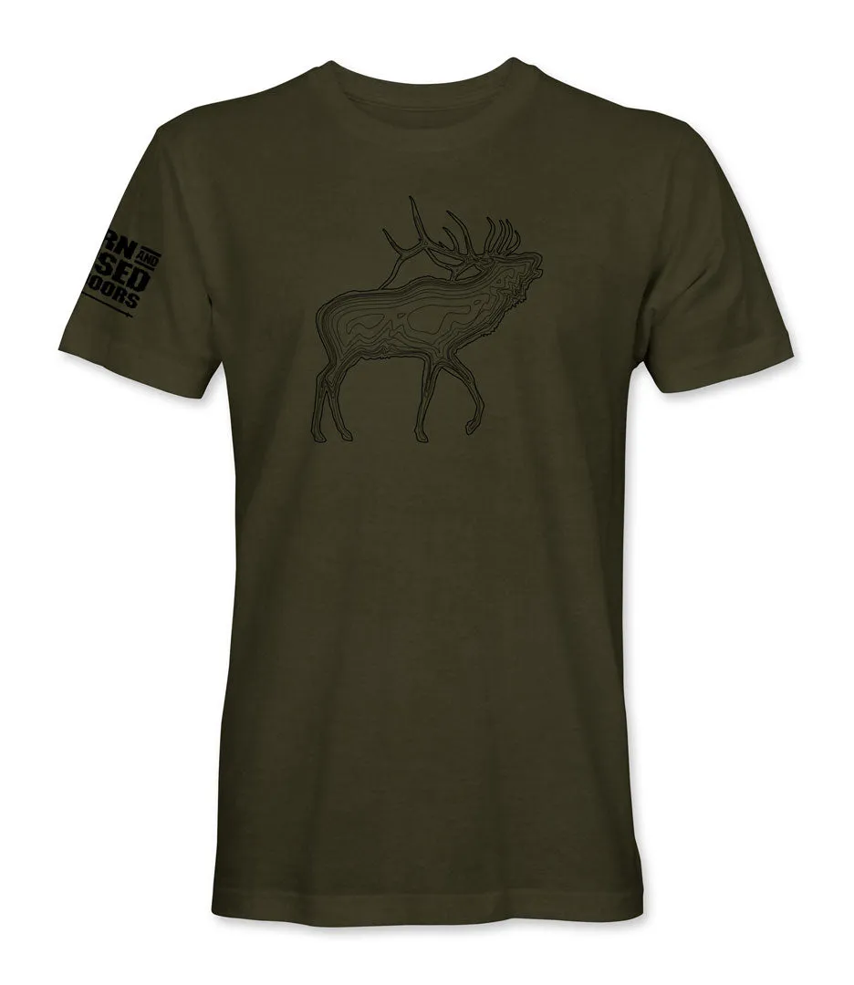 Cat Road Shuffle Tee - Military Green