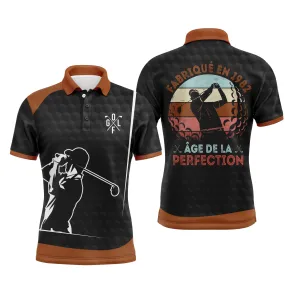 Chiptshirts - Polo De Golf, Cadeau Humour Pour Fans De Golf, Anniversaire 1982, Polo de Sport Homme et Femme, Fabriqué en 1982 - Âge de la Perfection - CTS27052214