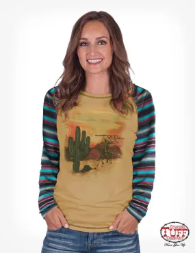 Cowgirl Tuff - Desert Print Tee