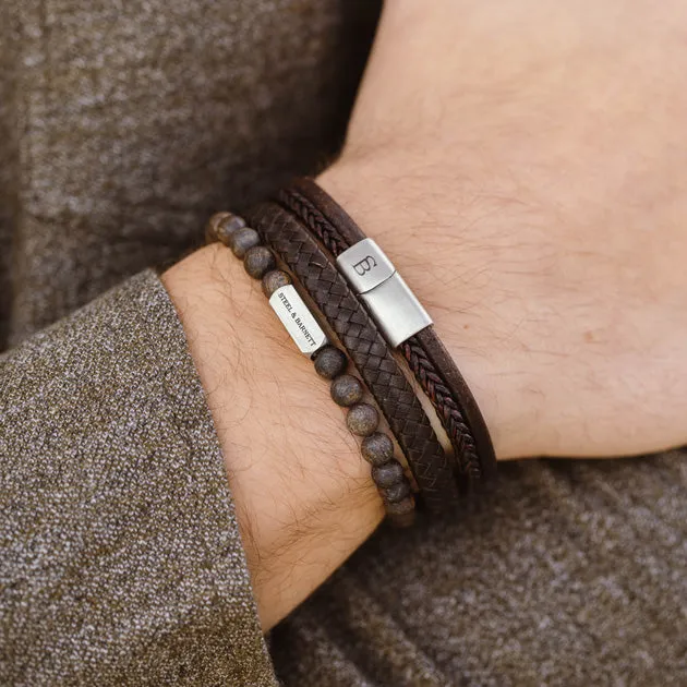 Denby Leather Bracelet Brown