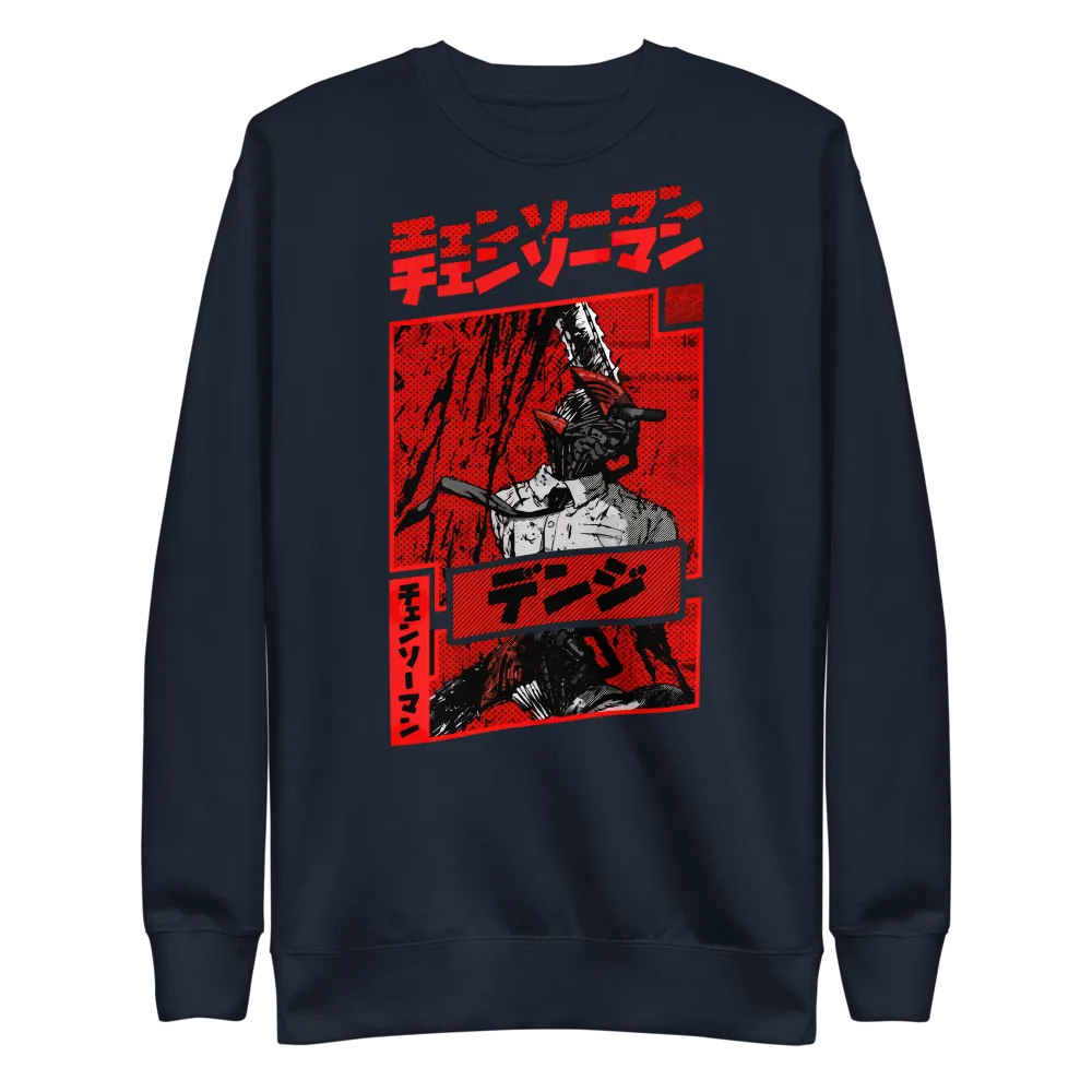 Denji Crewneck Sweatshirt Chainsaw Man