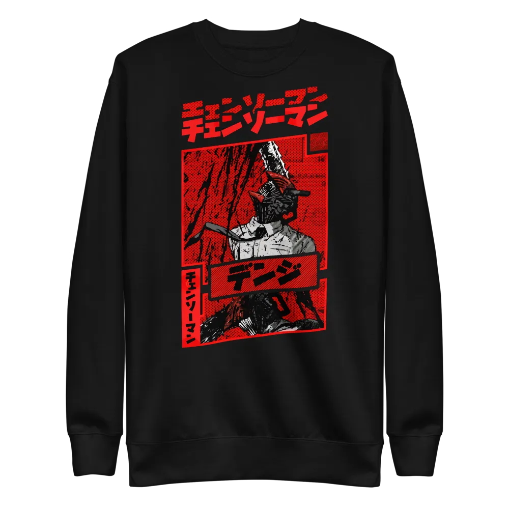 Denji Crewneck Sweatshirt Chainsaw Man