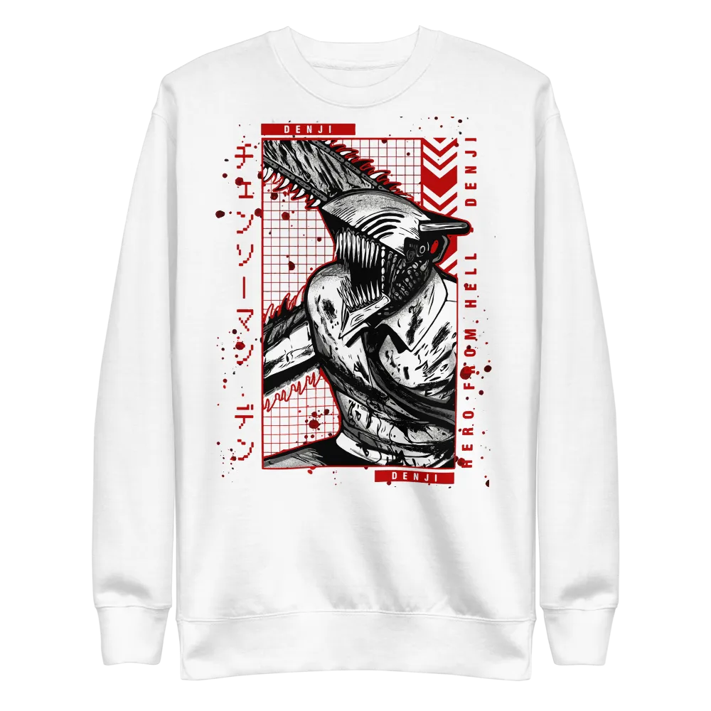 Denji Crewneck Sweatshirt Chainsaw Man