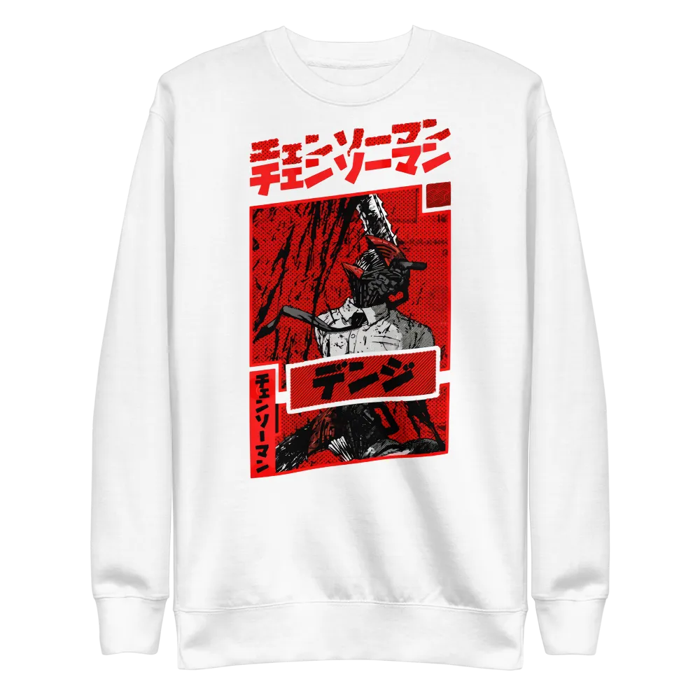 Denji Crewneck Sweatshirt Chainsaw Man