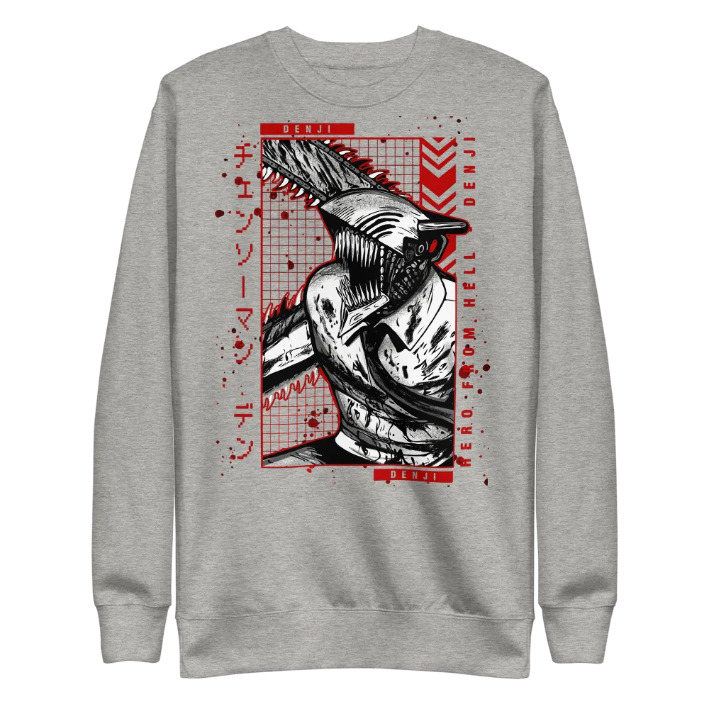 Denji Crewneck Sweatshirt Chainsaw Man