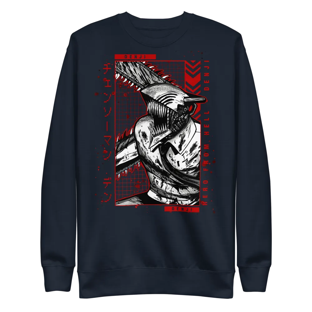 Denji Crewneck Sweatshirt Chainsaw Man