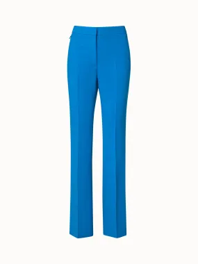 Double-Face Bootcut Hose aus Wolle