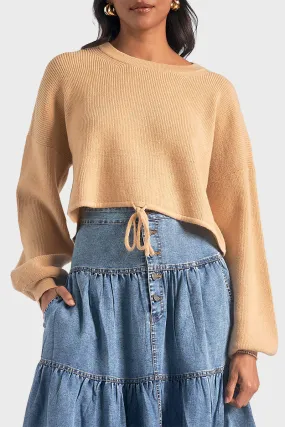 Elan Drawstring Pullover Sweater