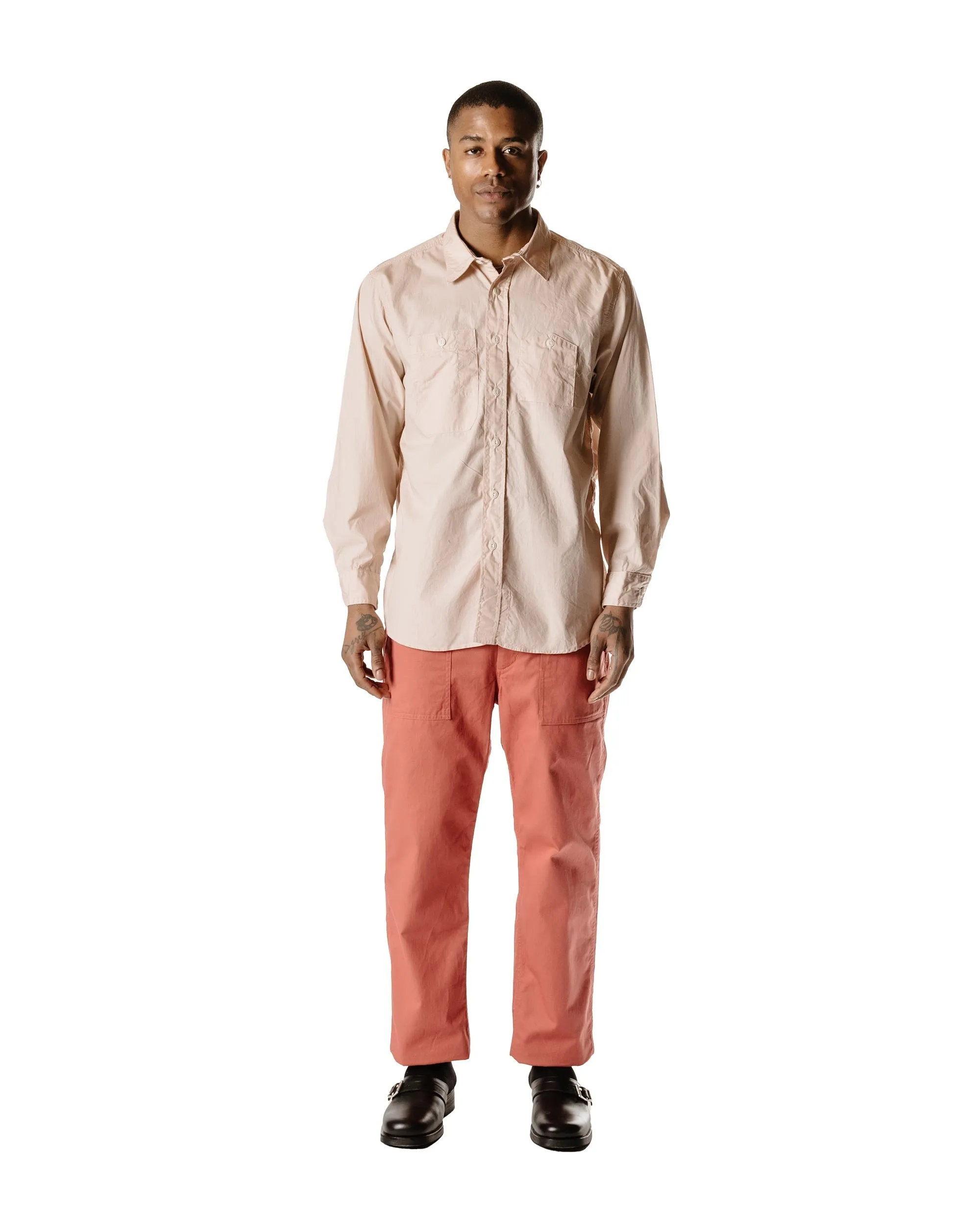 Engineered Garments Fatigue Pant Pink 6.5oz. Flat Twill