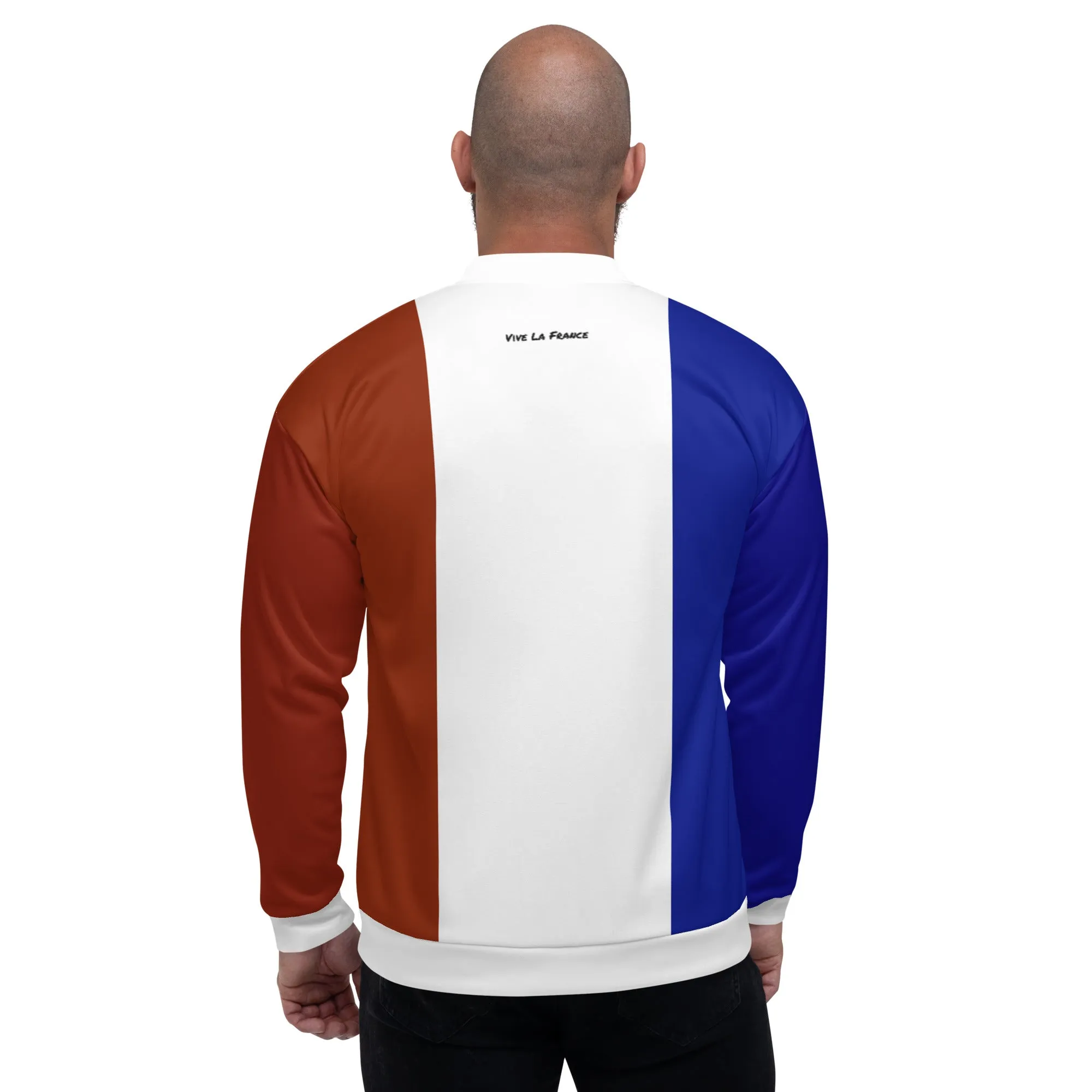 French Jacket / Bomber Jacket With France Flag Colors