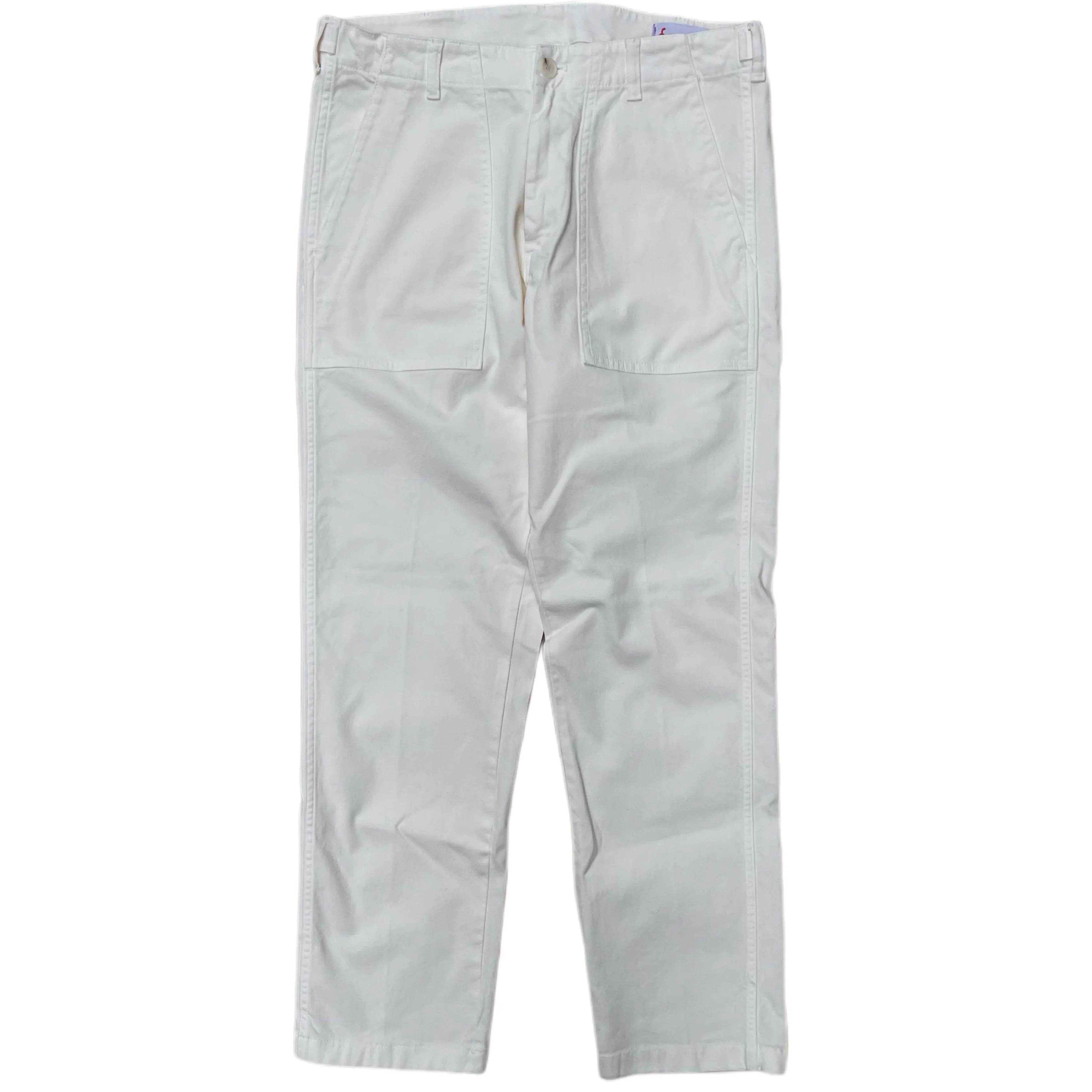 FRESH Cotton Fatigue Pants In Butter White