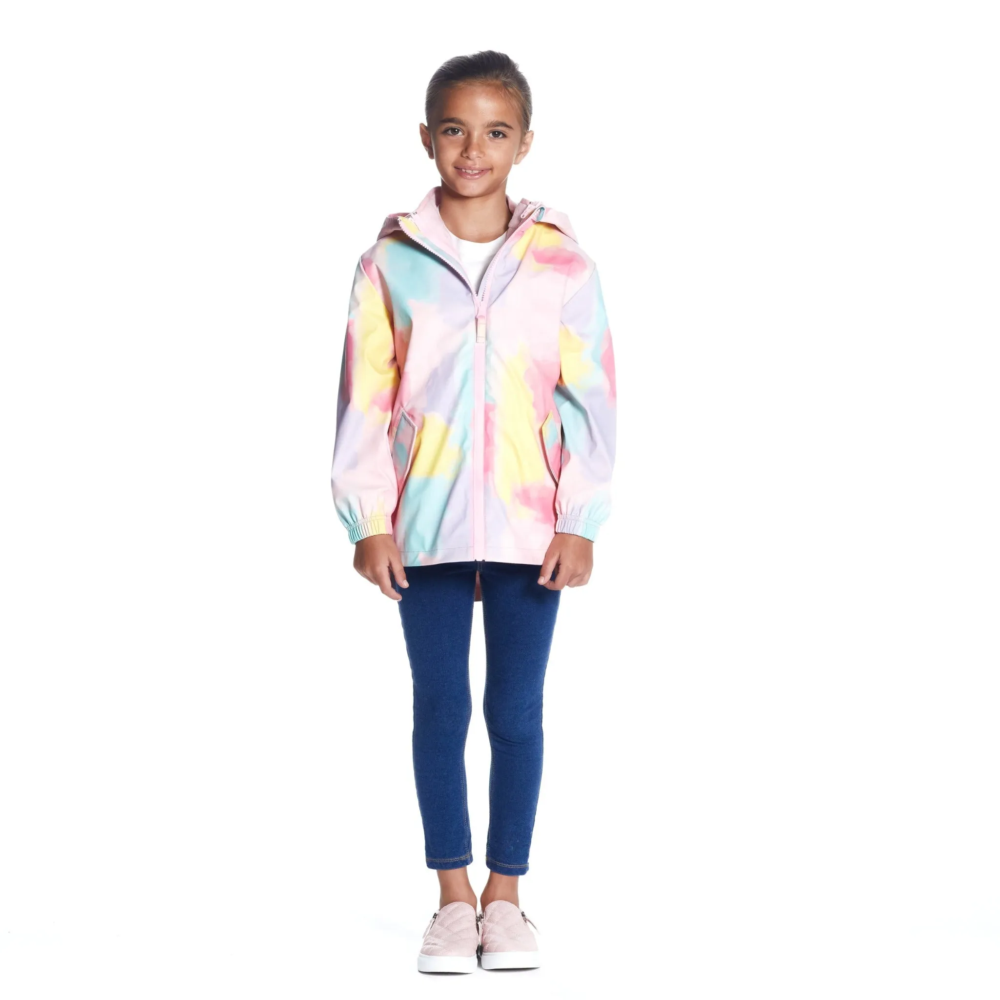 Girls Tie Dye Windbreaker