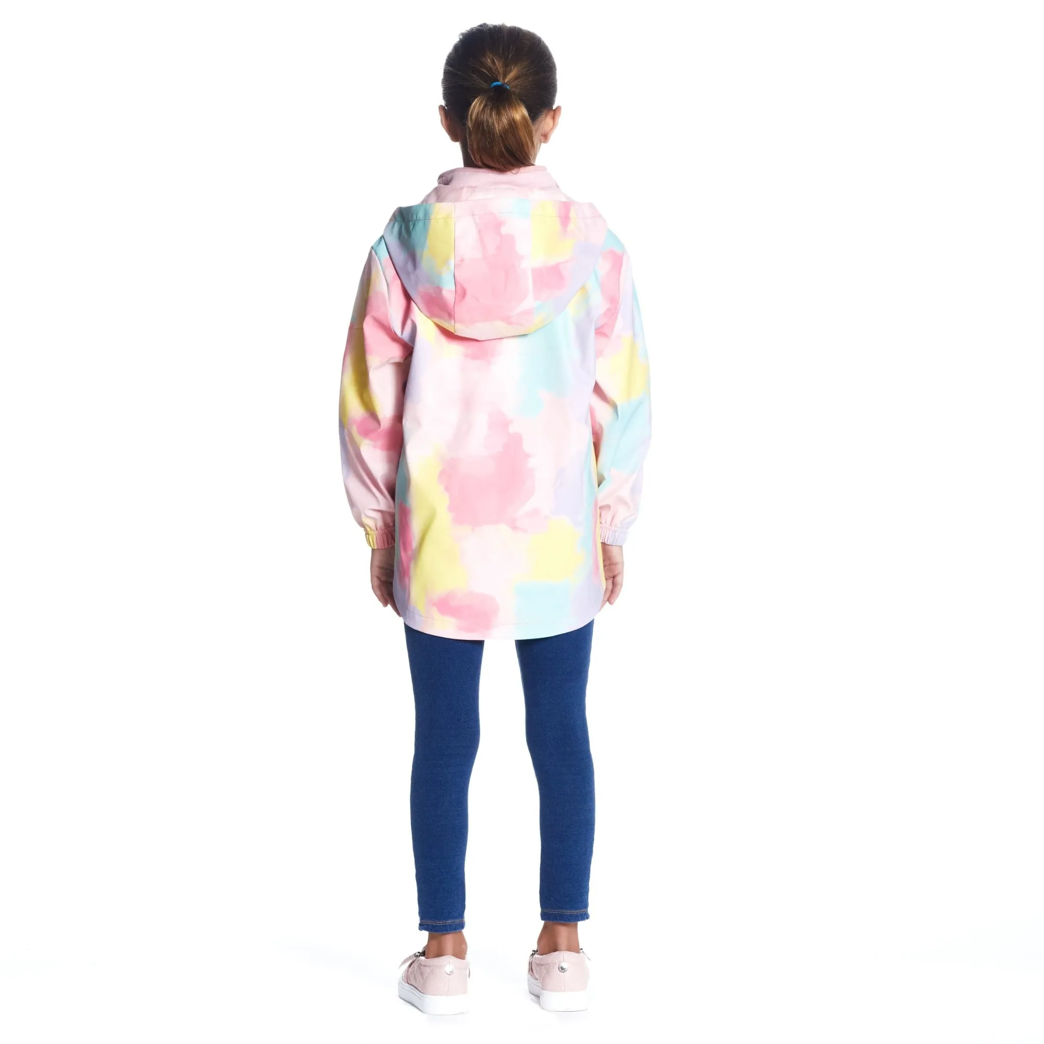 Girls Tie Dye Windbreaker