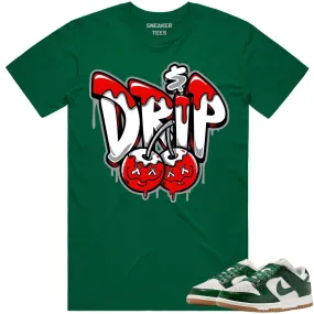 Green Ostrich Dunks Shirt to Match - RED MONEY DRIP