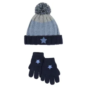 Hat & Glove Set - Ombre Star