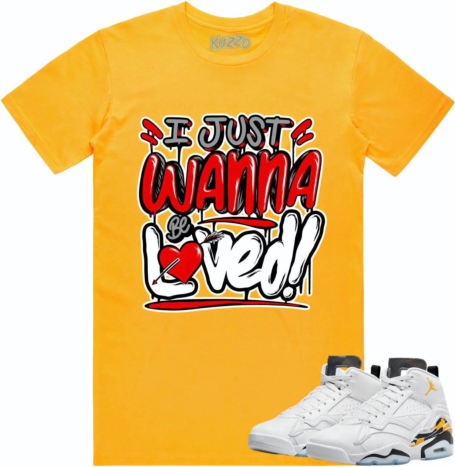 Jordan MVP 678 Yellow Ochre Shirt to Match - RED LOVED