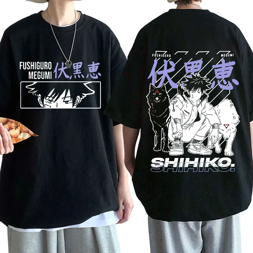 Jujutsu Kaisen Fushiguro Megumi Cool Casual Anime T-Shirt High Quality