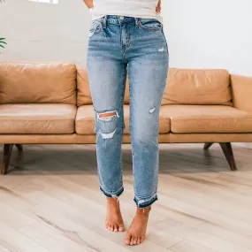 Lovervet Katie Released Hem Straight Jeans