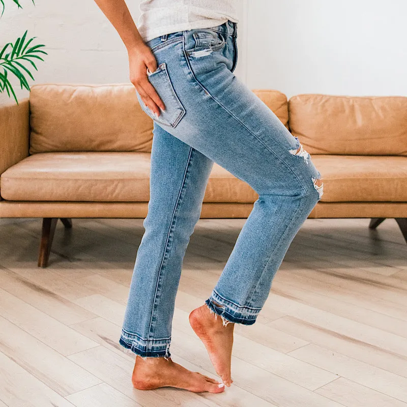 Lovervet Katie Released Hem Straight Jeans