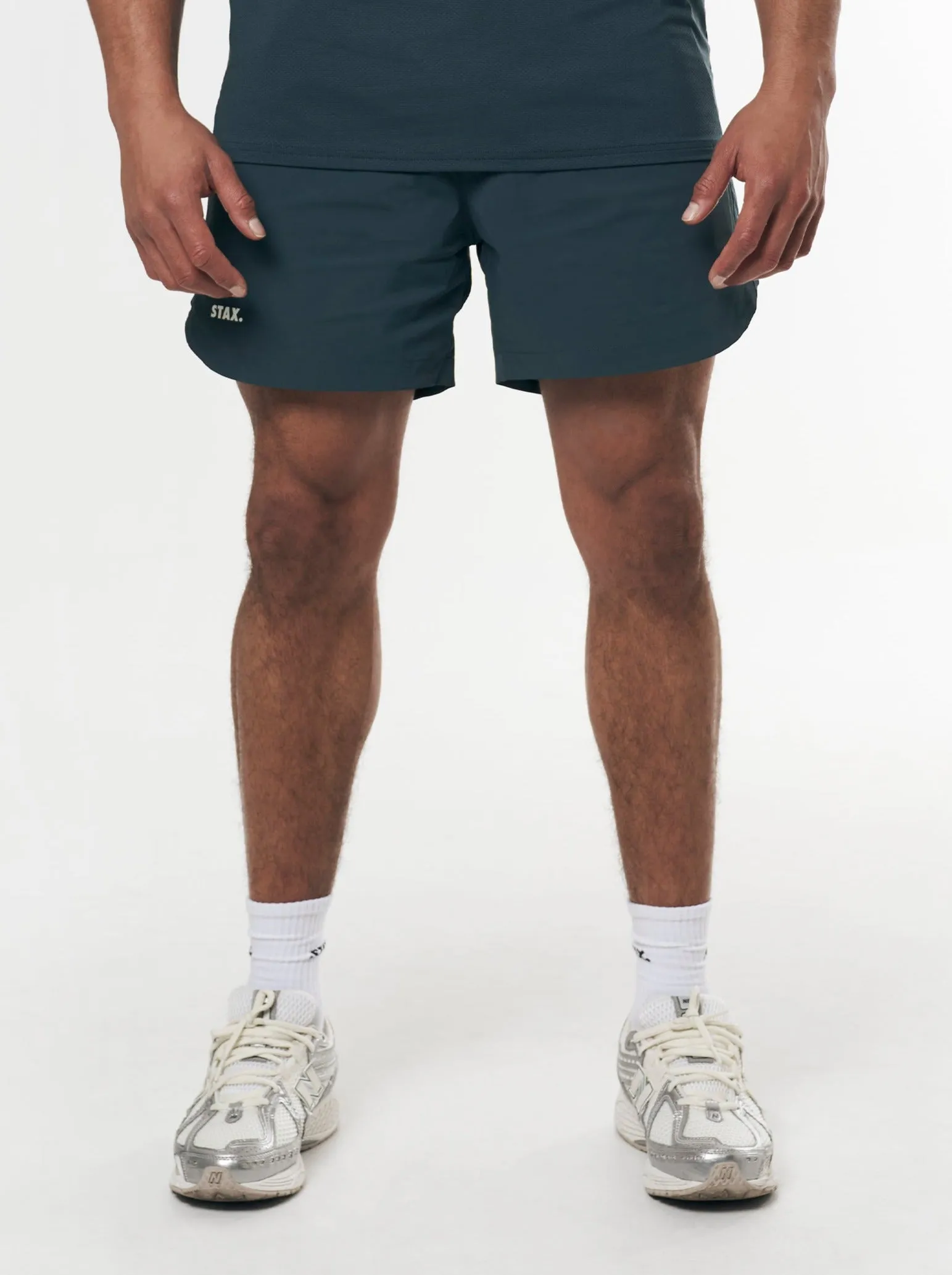 Mens Sport Nylon Shorts - Navy