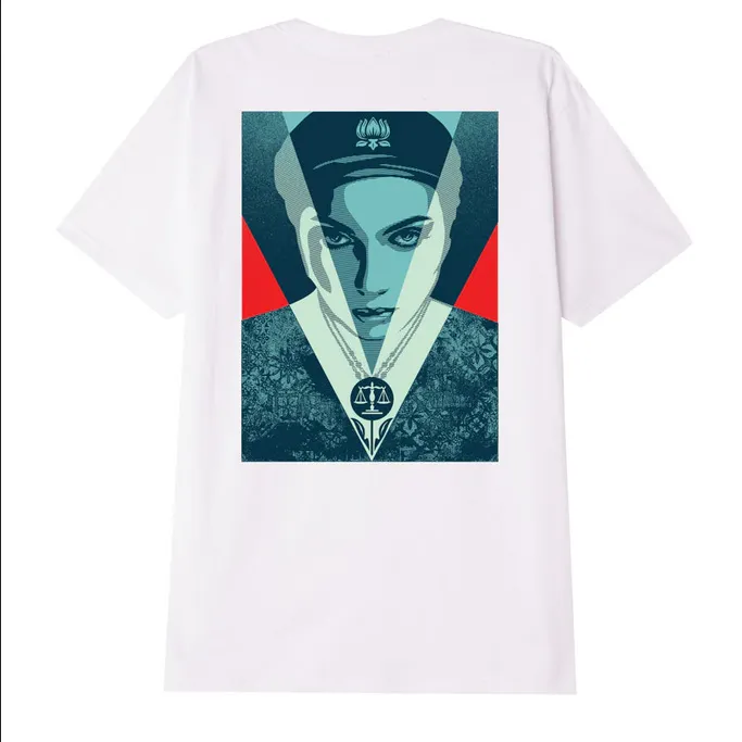 Obey Justice Activist T-shirt 165262975 white