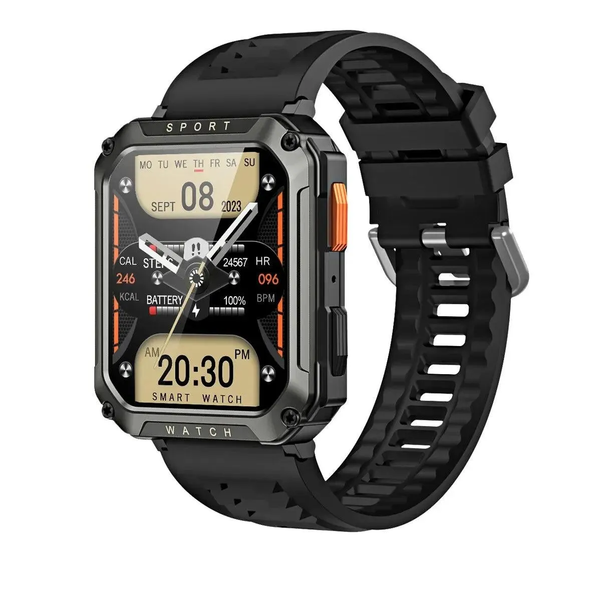 Outdoor Military Sport: T8 PRO Men's Smartwatch Wristwatch