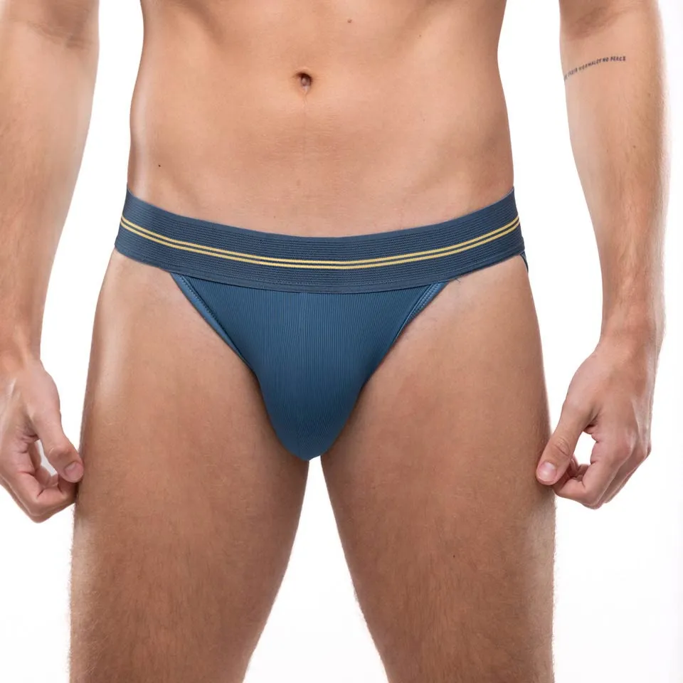 Performance Rib Sport Brief Blue