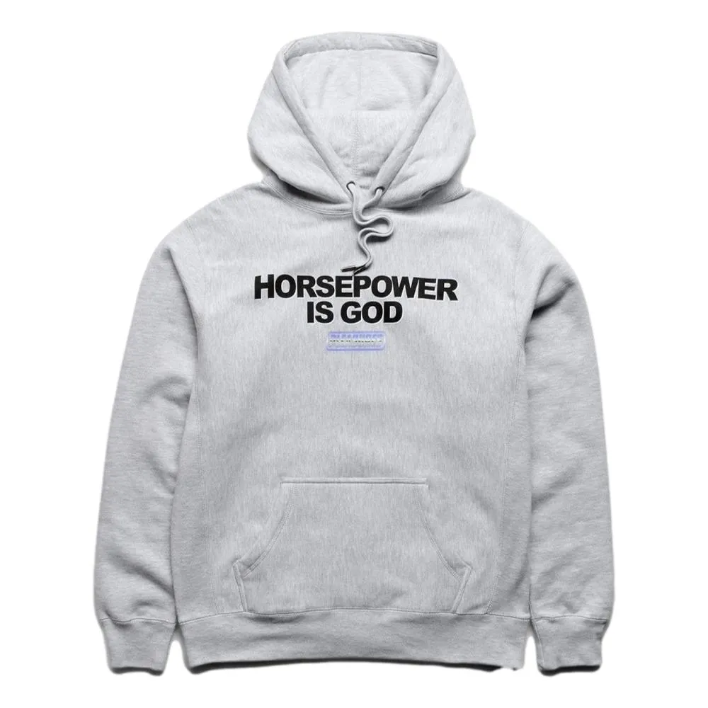 PLEASURES HORSEPOWER PREMIUM HOODY-GREY