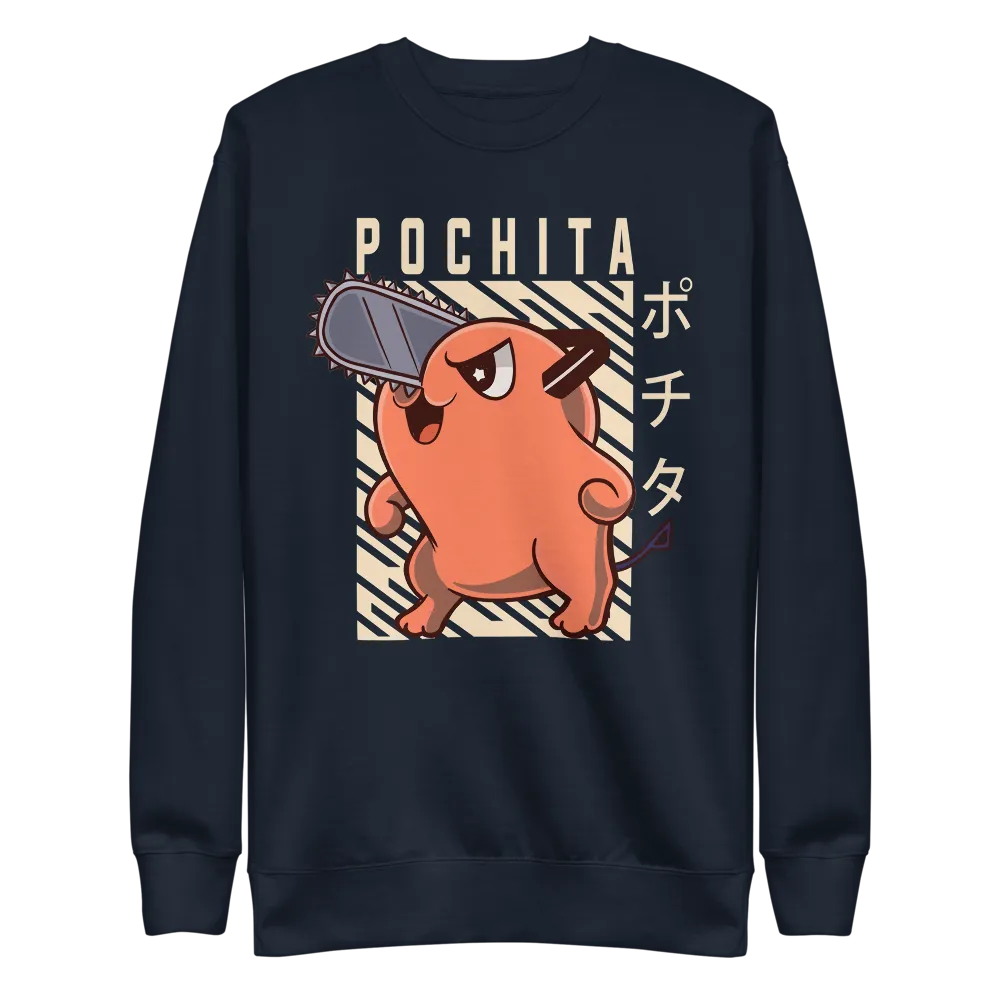 Pochita Crewneck Sweatshirt Chainsaw Man