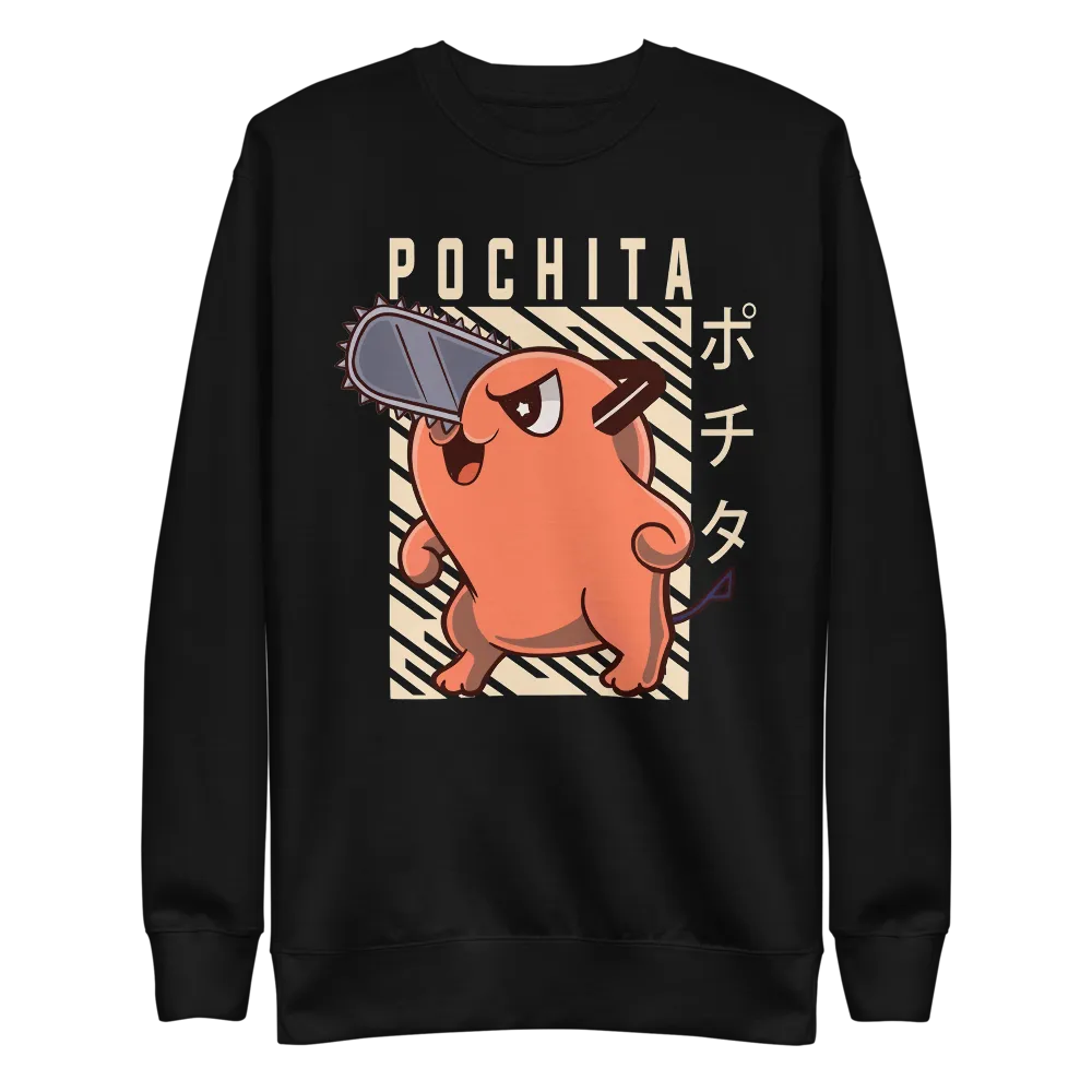 Pochita Crewneck Sweatshirt Chainsaw Man