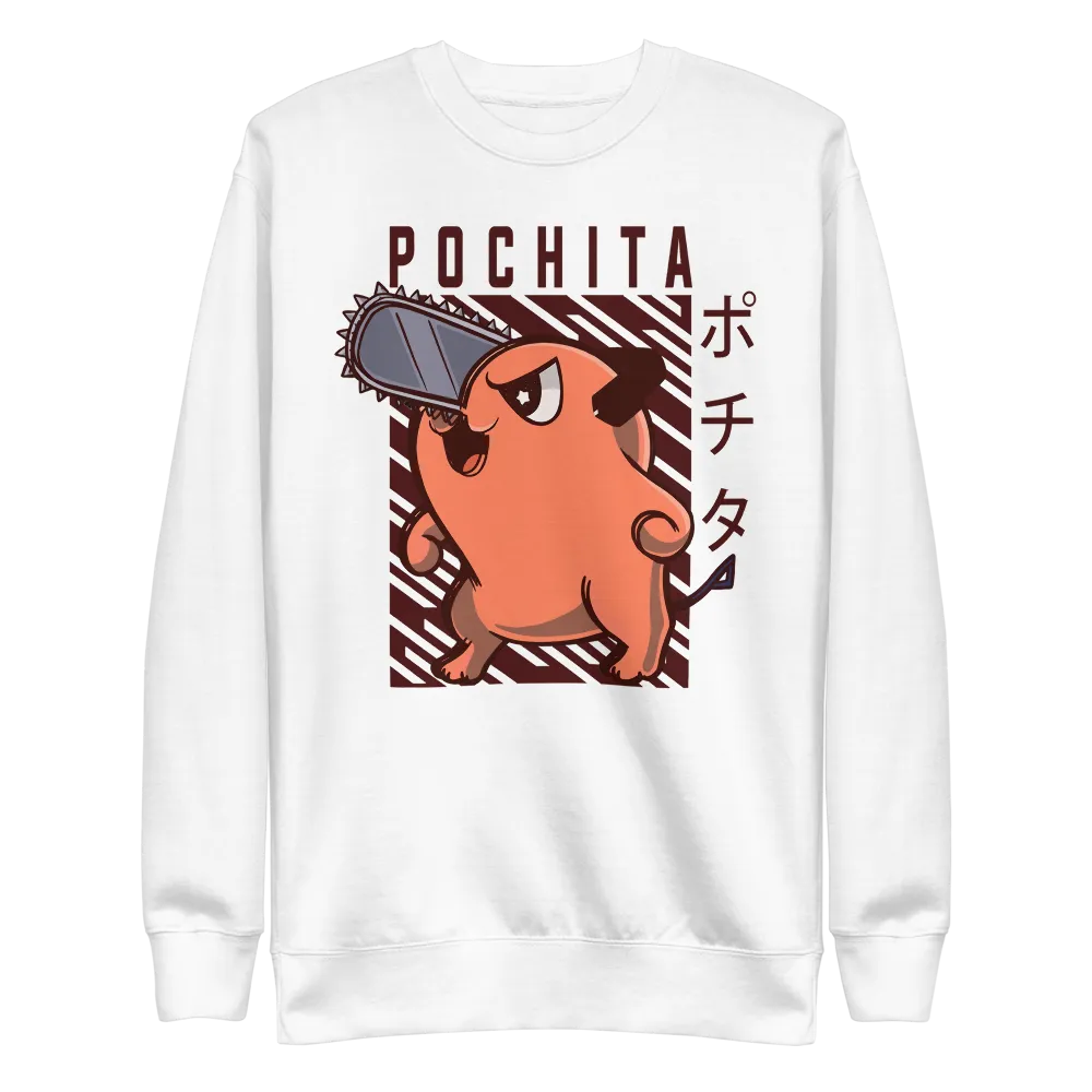 Pochita Crewneck Sweatshirt Chainsaw Man